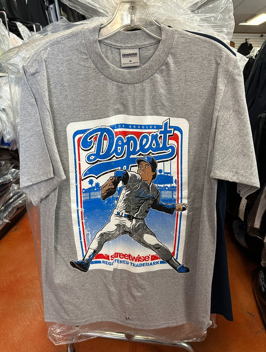 Streetwise Dopest Fernando Valenzuela T-shirt (Gray)