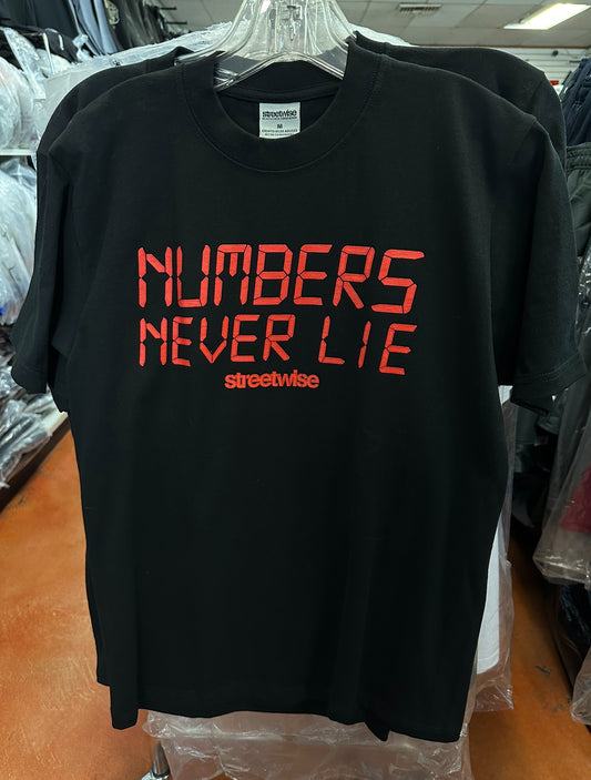 Streetwise Numbers T-shirt (Black)