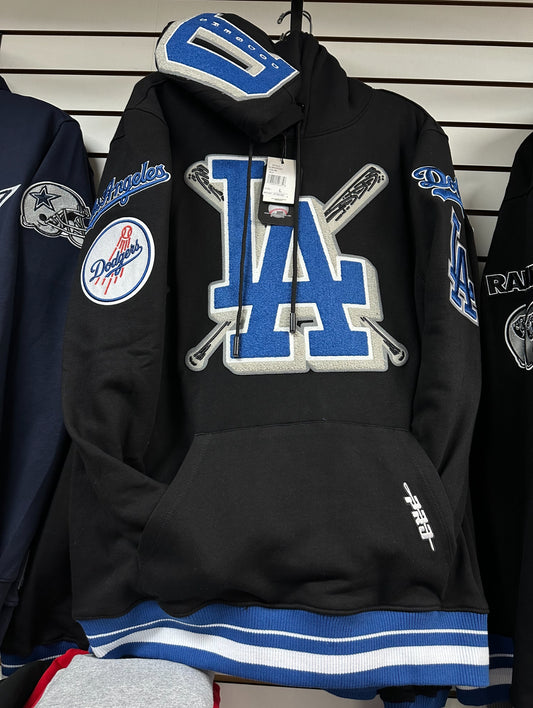 Pro Standard MLB LA Dodgers Mash Up Logo PO Men's Hoodie